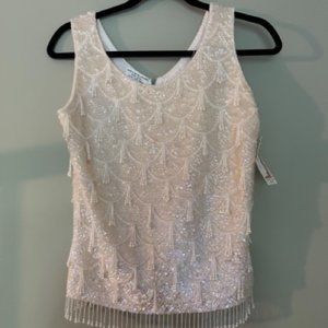 beaded and sequined vintage blouse